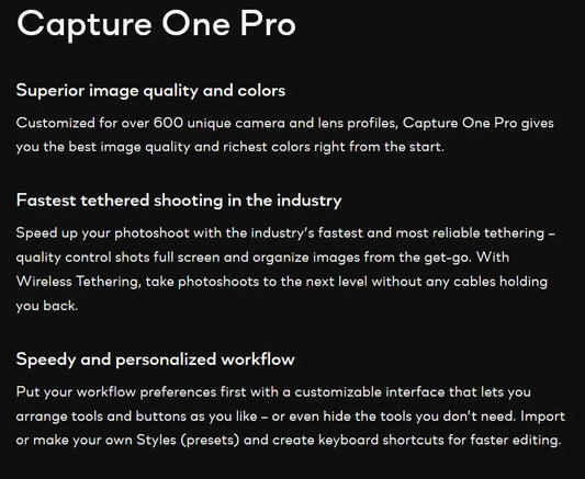 Win Send Download Link Mastering Raw Development, Image Processing, and Asset Management Capture One Pro