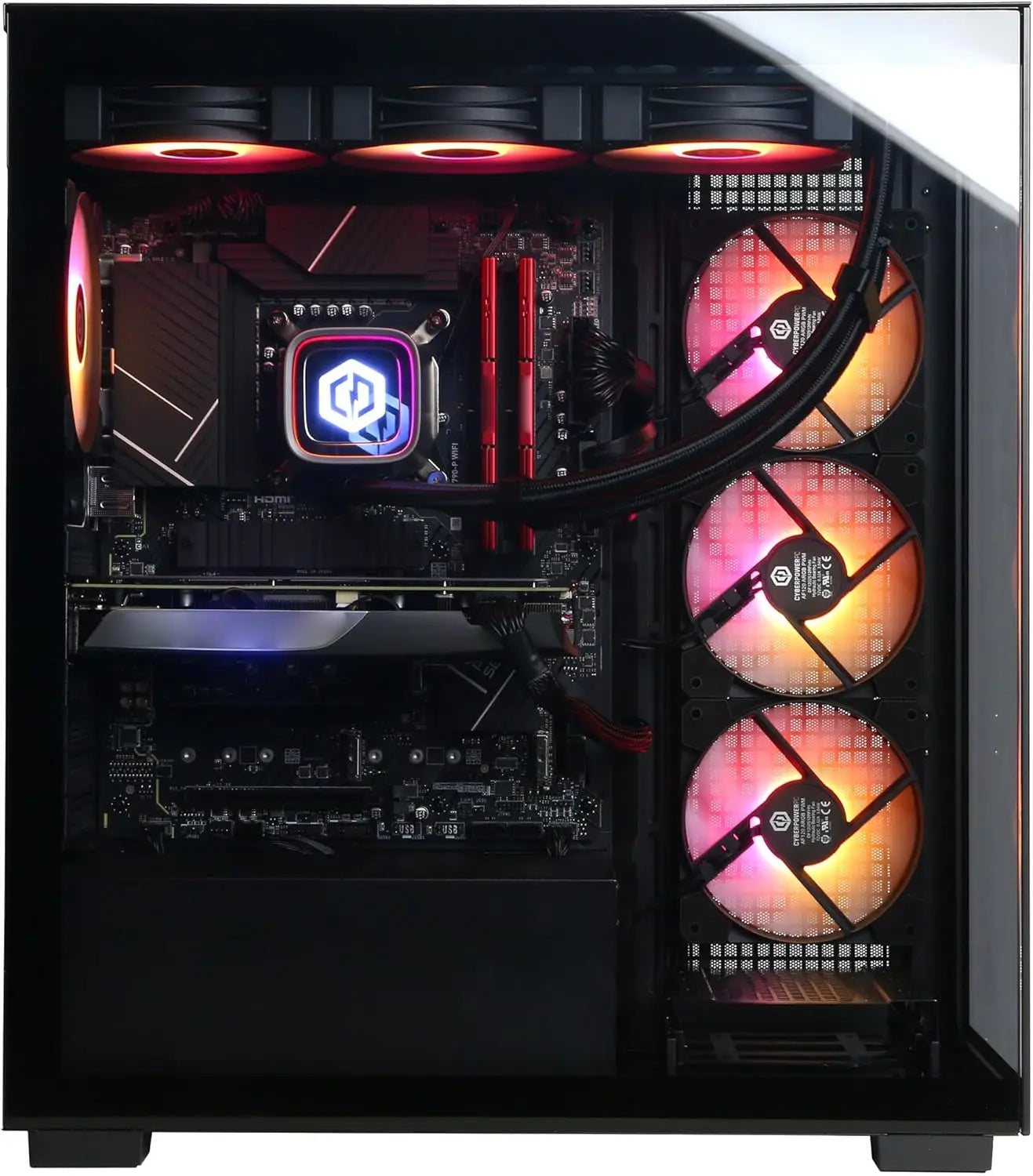 BRANDNEW CYBERP0WERPC Gamer Xtreme VR GamingPC, Intel Core i9-14900KF 3.2GHz 12GB, 32GB DDR5, 2TB PCIe Gen4 SSD,GeForce RTX 4070