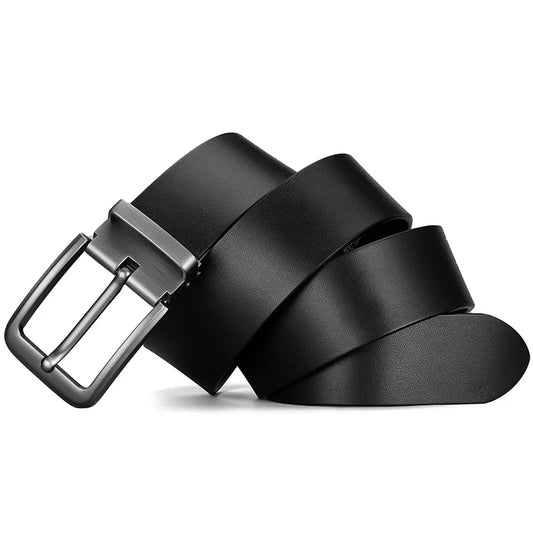 120 130 140cm Synthetic Leather Men's Belt Fashion Alloy Pin Buckle Adult Luxury Brand Jeans Business Waist Male Strap Brand