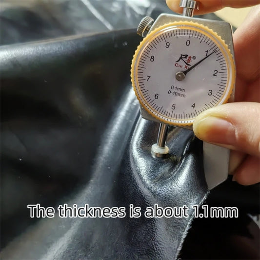 1/1.1mm Burgundy Black Patent Leather. The First Layer Of Sheepskin. Real Leather Fabric. Handmade DIY For Bags.Whole Sheepskin