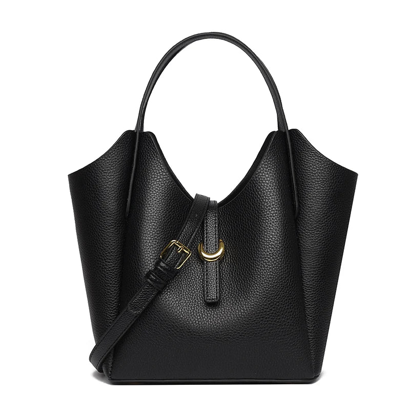 100% Genuine Cow Leather Handbag Women Fashion Elegant Crossbody Bags for Ladies Small Hand Bag Cowhide Shoulder Bags Designer
