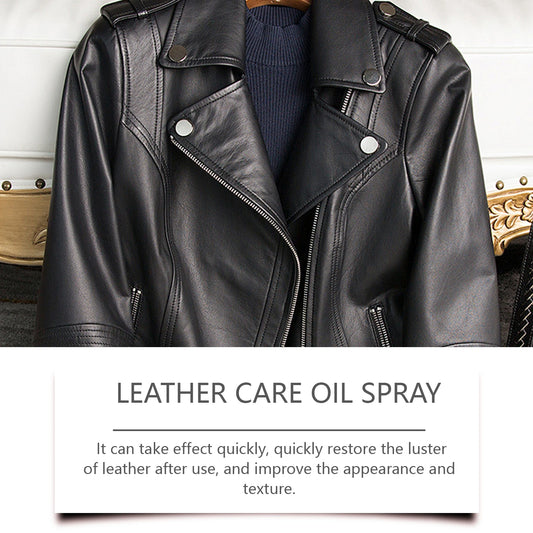 120ml Leather Care Oil Spray Leather sofa boots, leather jacket, stain removal, maintenance, refurbished care oil