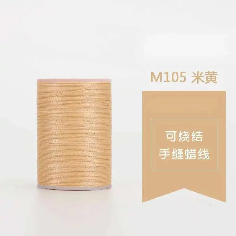 Hand High Quality Durable 0.35/0.45/0.55mm Leather Waxed Flat Wax Thread Cord For DIY Handicraft Tool Stitching Thread