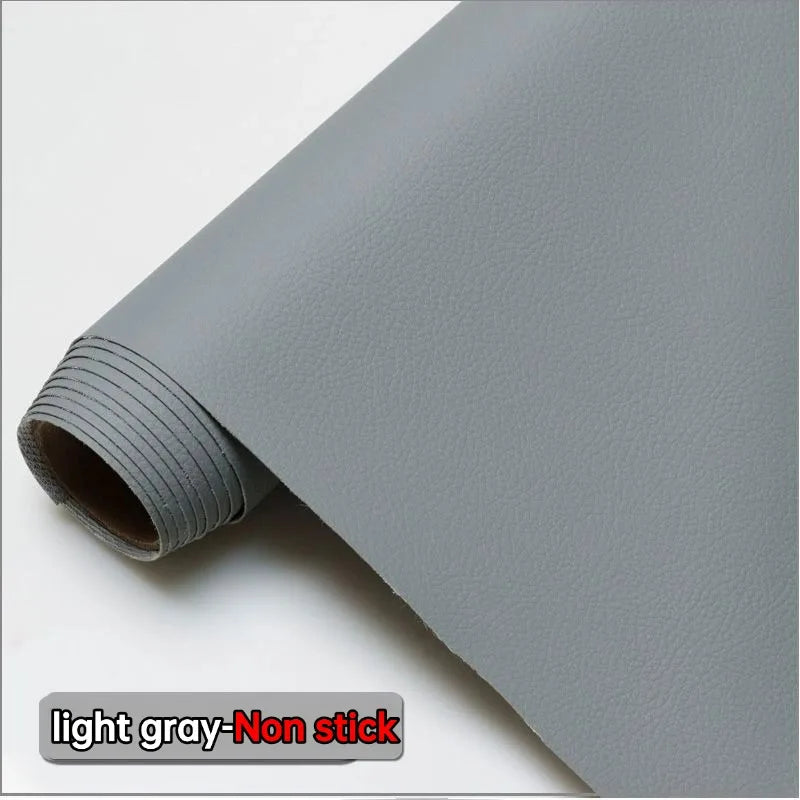 Non-stick Faux Leather Fabric Soft Synthetic PU Fabric Material DIY Crafts Leather Sofa Upholstery Renovation 50/100/200*160cm
