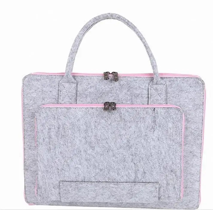 11/13/15.6/17 Inch Laptop Bag, Felt Laptop Sleeve Notebook Computer Case Carrying Bag Pouch with Handle for Asus / Lenovo