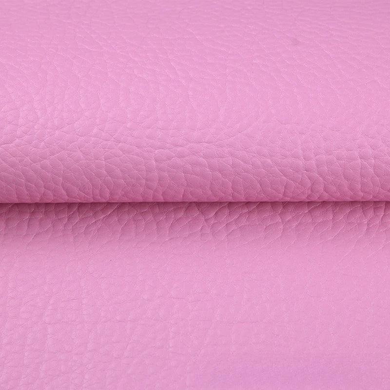 PU Litchi Grain Leather Fabric Waterproof Faux Leather Upholstery Material for Headboard Sofa Furniture DIY Craft
