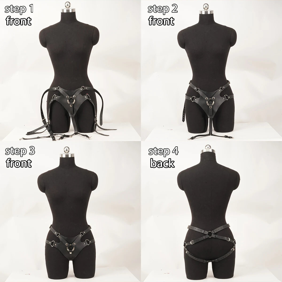 Fashionable Handmade Leather Natural Leather Leg Accessories Women Leather Leg Harness Festival Club Wear, Women Leather Leg