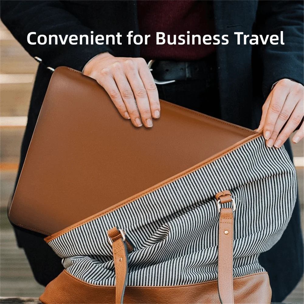13 14 15 Inch Laptop Sleeve Carring Case PU Leather Water and Splash Proof Notebook Case for Lenovo Dell Laptop Bag