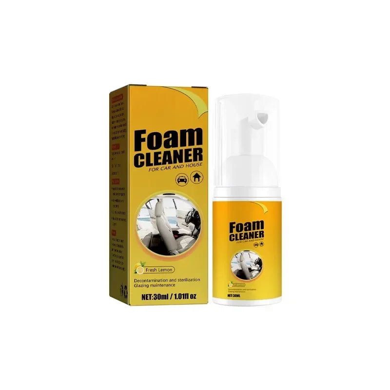 Purification of interior leather, seats, steering wheel cleaner parts, multifunctional foam cleaner, automotive products