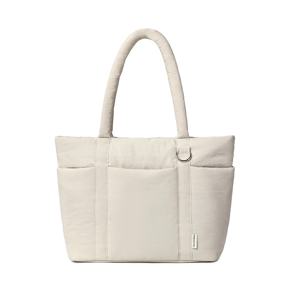 Ladies Large Capacity Shoulder Bag Laptop Case 15.6 16 inch Multi Pocket, Lightweight Travel Handbag Shockproof Laptop Tote Bag