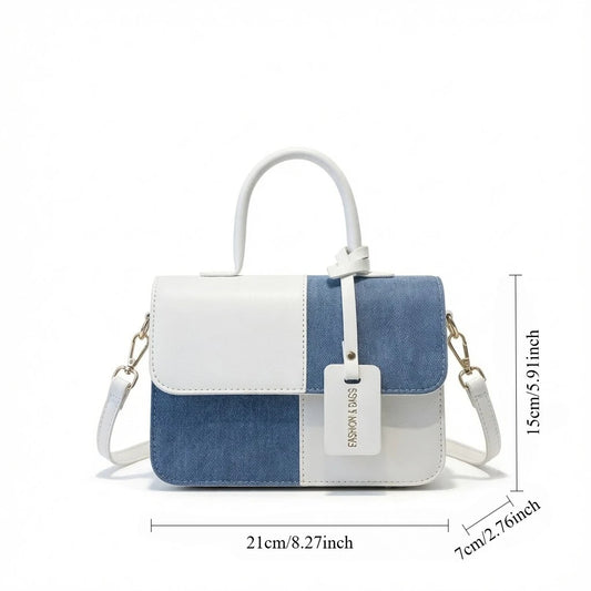 Fashion PU Leather Handbags for Women, Stylish Solid Color Shoulder Bag, Commute Tote Bag for Daily Outfit