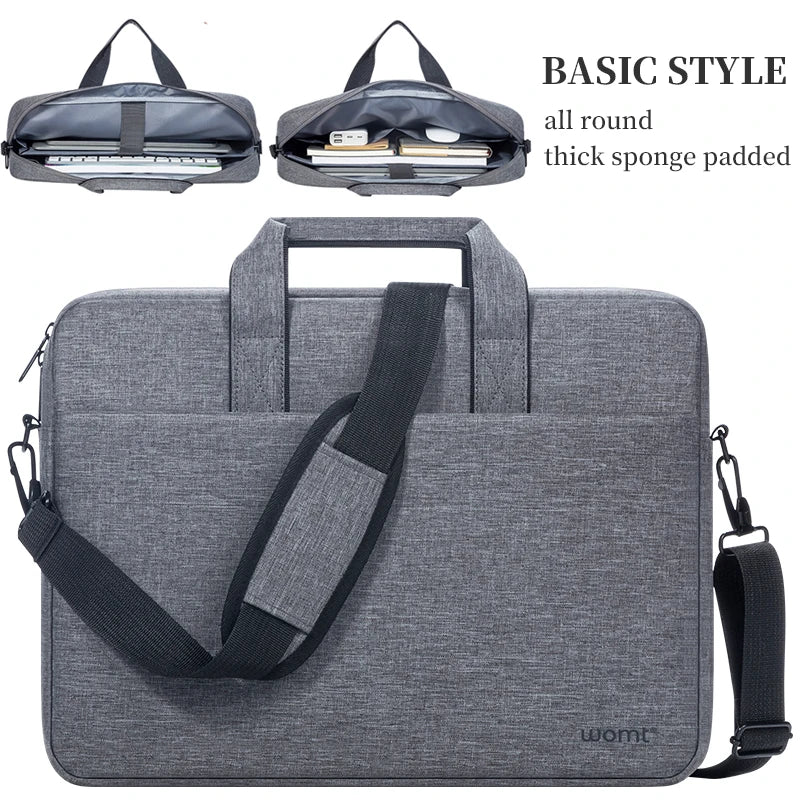 13.3 14 15.6 17 17.3 inch Laptop Bag for Macbook Air Pro 13 15 16 Huawei Asus Dell HP Lenovo Notebook Shoulder Bag Carrying Case