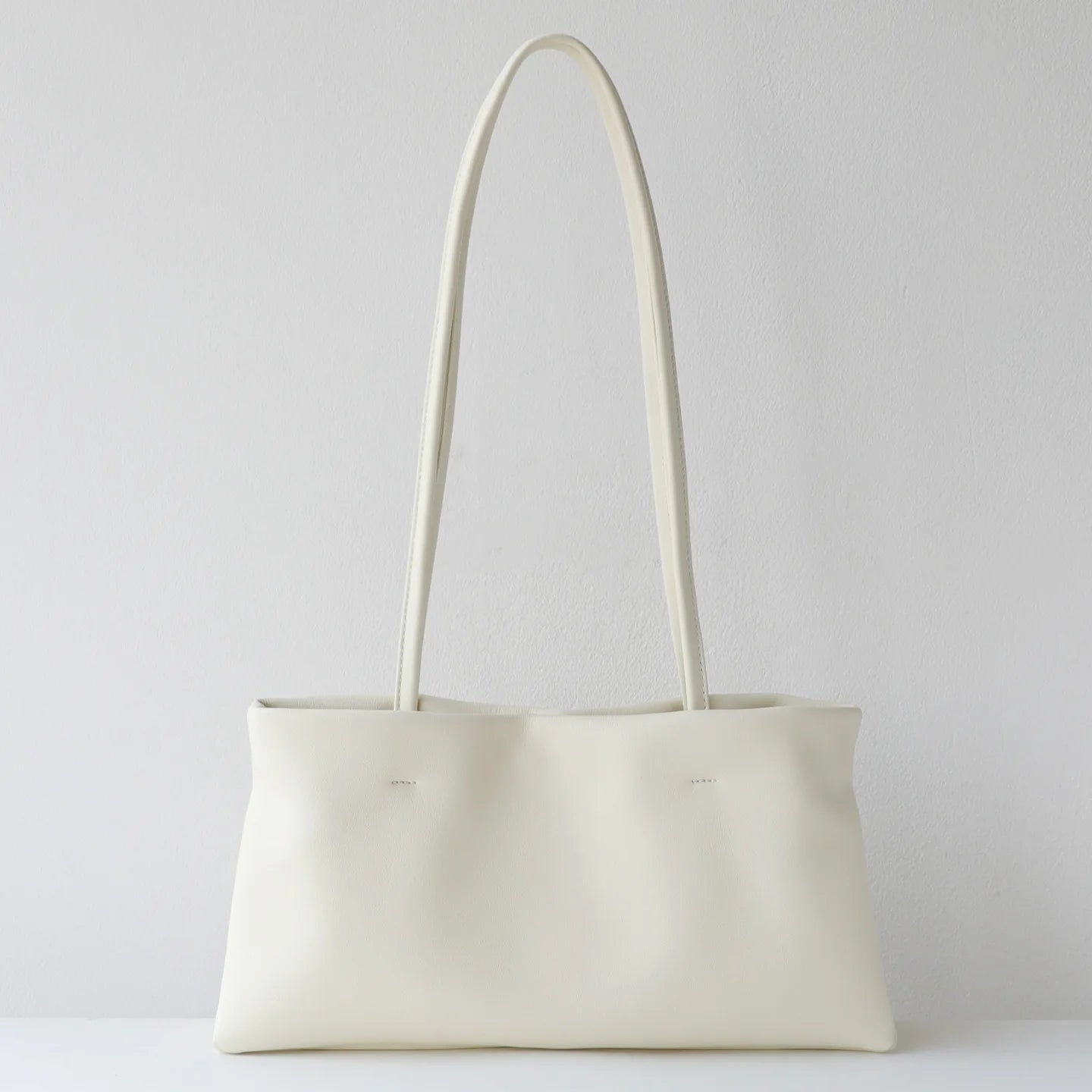Women's Bag 2026 Summer New Style Simple Style Soft Real Leather Organ Underarm Bag Shoulder Bag