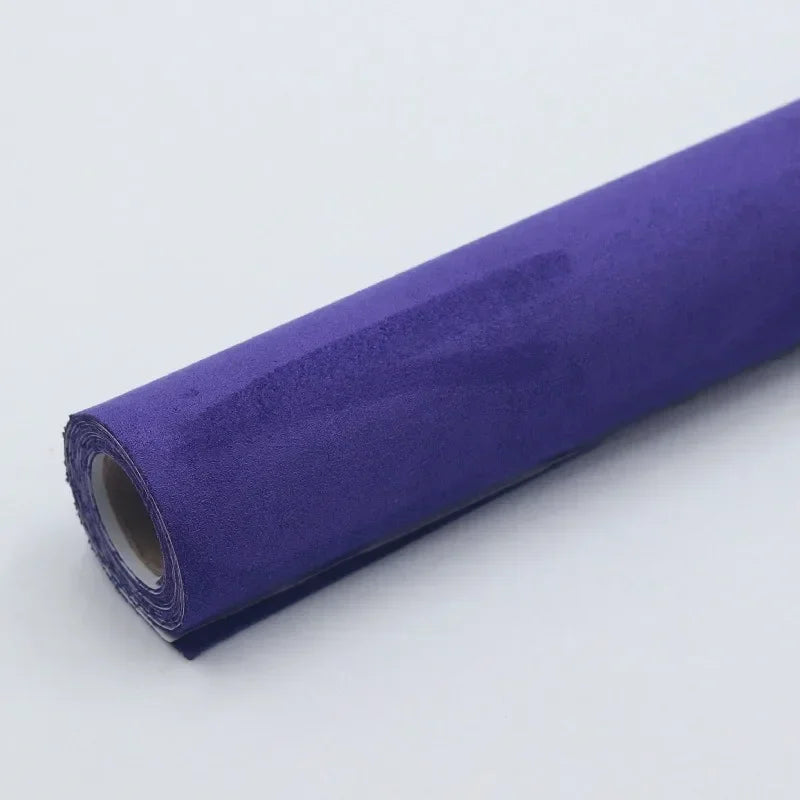 20x30cm-50x150cm Synthetic Leather Self-adhesive Fabric Suede Adhesive Fabrics By Meter Car Interior Door Velvet Cloth DIY Trims