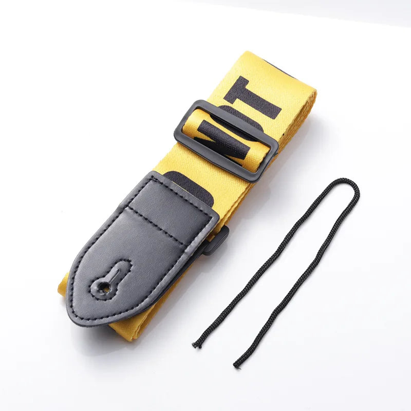 Fashion Retro Ethnic Style Guitar Strap Adjustable Leather Strap for Folk Guitar Electric Guitar Bass Ukulele Guitar Accessories