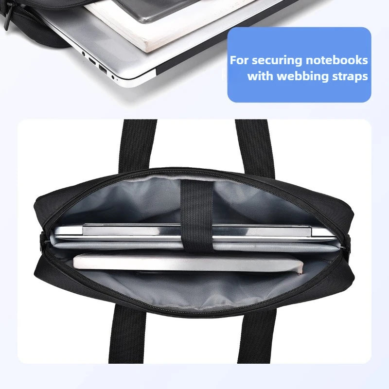 New 13, 14, 15-inch Laptop Bag, Large Capacity Crossbody and Shoulder Bag, Business Backpack Laptop Bag