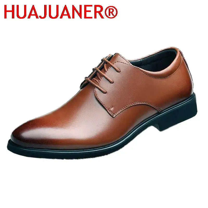 Leather Shoes Men's Breathable Black Soft Leather Soft Bottom Spring And Autumn Best Man Men's Business Formal Wear Casual Shoes