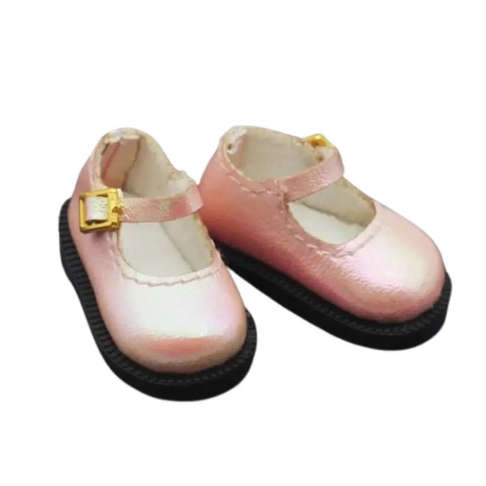 Accessories PU Leather 10cm Cotton Shoes Shoes Lightweight PU Leather Shoes 1 Pair Cute Leather Boots Clay