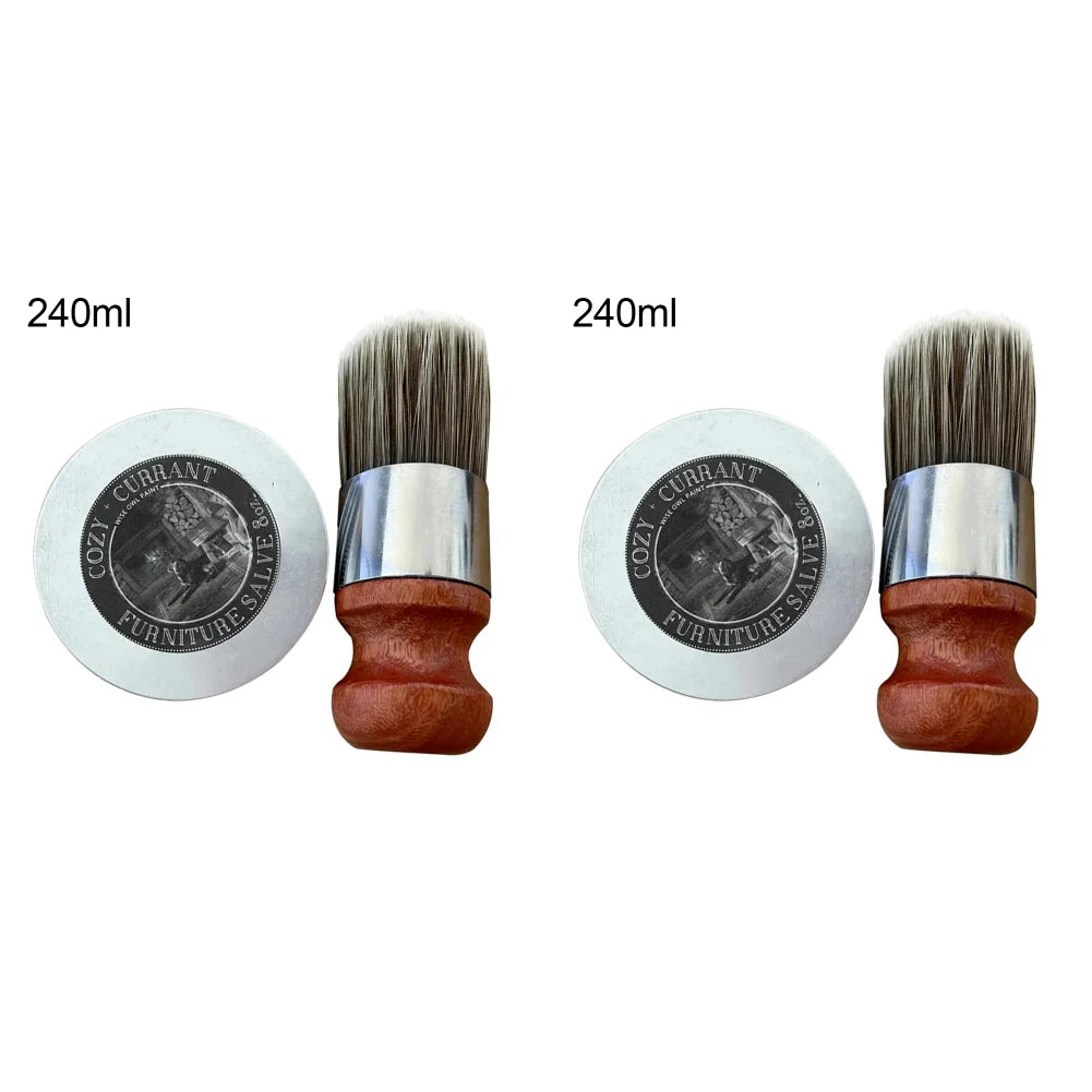 4/8oz Leather Salve All-Natural Polishing Treatment Leather Cream Conditioner Universal Conditioner for Car Interiors Furniture