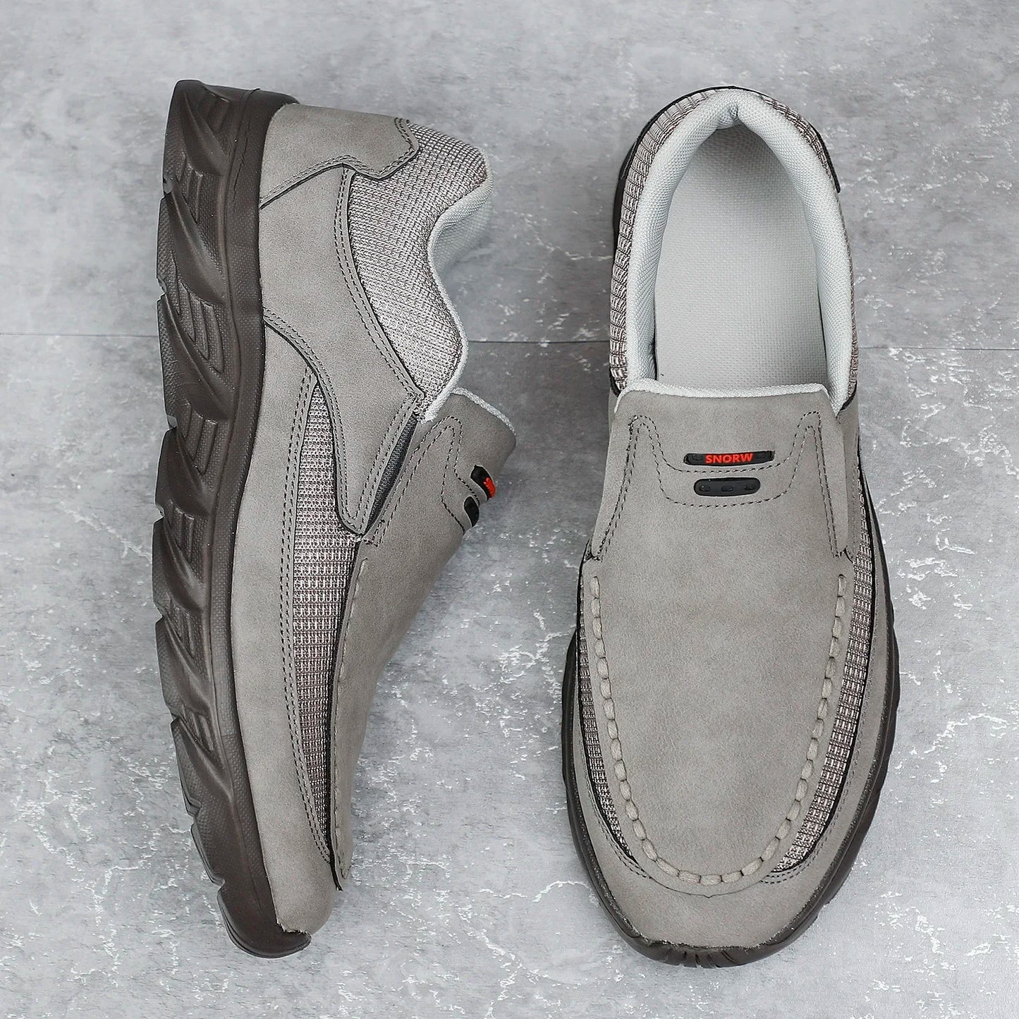 Men Leather Casual Shoes Breathable Loafers Men Sneakers 2024 New Male Comfortable Leather Flat Footwear Sneakers Men Shoes