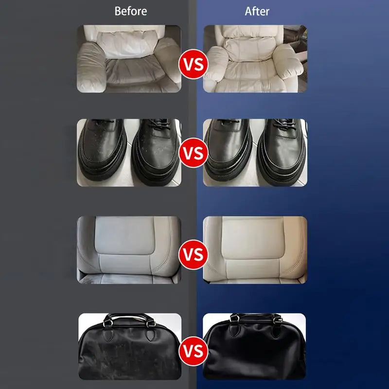 Leather Car Seat Cleaner 120g Car Leather Color Restorer Odorless Leather Cleaner Car Leather Restorer Leather Conditioners