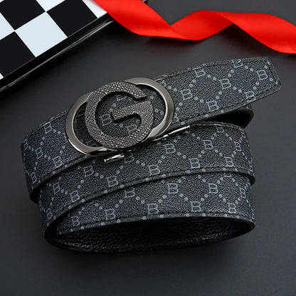 Top genuine leather and cowhide material men's belt fashion casual luxury brand men's belt jeans versatile design belt men