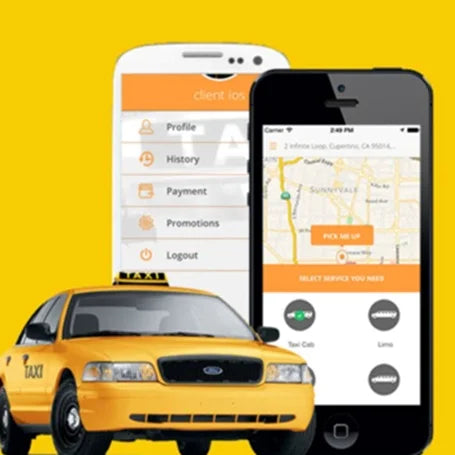 Affordable Taxi Booking App Development with Customized Features and User Friendly Design for Android and iOS mobile apps