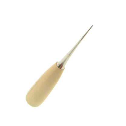 Leather Sewing Kit Wooden Handle Awl Tools DIY Leather Sewing Awl Needle Leather Craft Punch Hole Tool Tent Shoes Repairing Tool