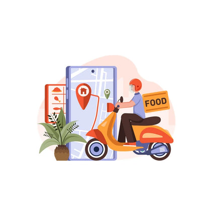 Multi-Vendor Food Delivery App Solution-White Label Android/iOS Platform with Live Tracking, Reports & Analytics Payment Gateway