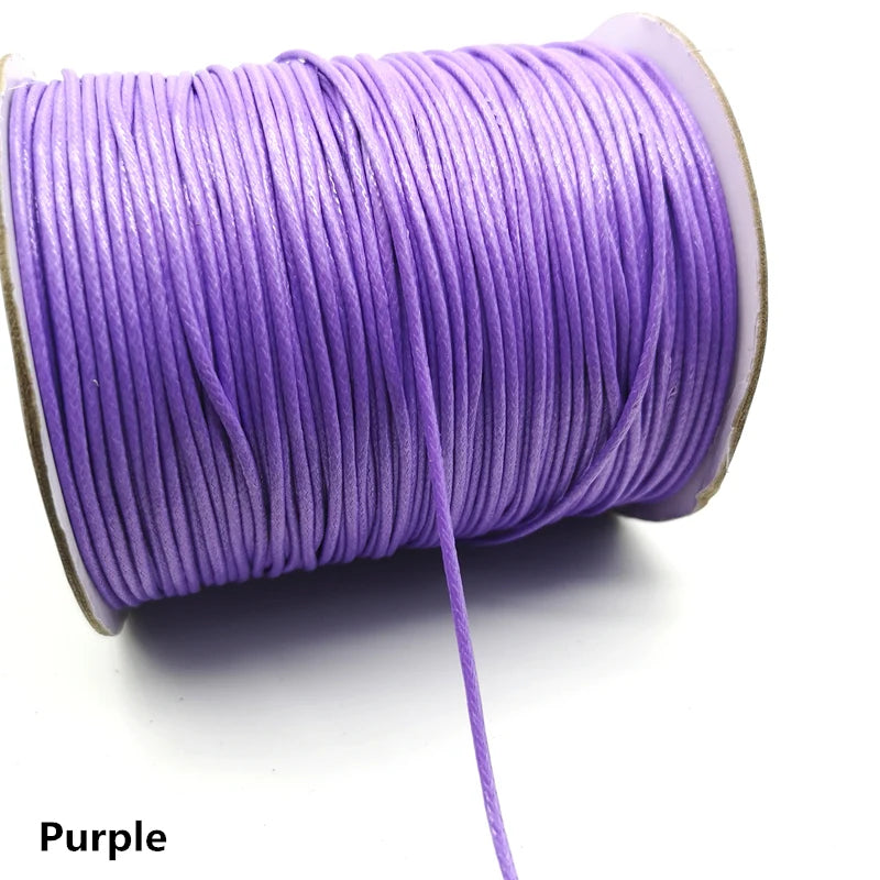 5 yards 1.5mm Waxed Thread For DIY Jewelry Making  String Rope  Leather Sewing Hand Wax Stitching #RoLi
