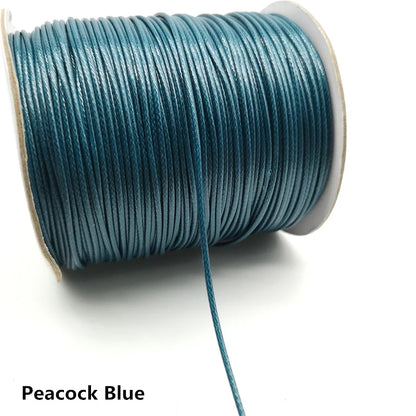 5 yards 1.5mm Waxed Thread For DIY Jewelry Making  String Rope  Leather Sewing Hand Wax Stitching #RoLi