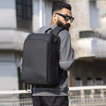 Men 15.6" Laptop Travel Business England Style Backpacks Scalable Large Capacity Anti-theft Male Women Luxury Luggage Tote Bags