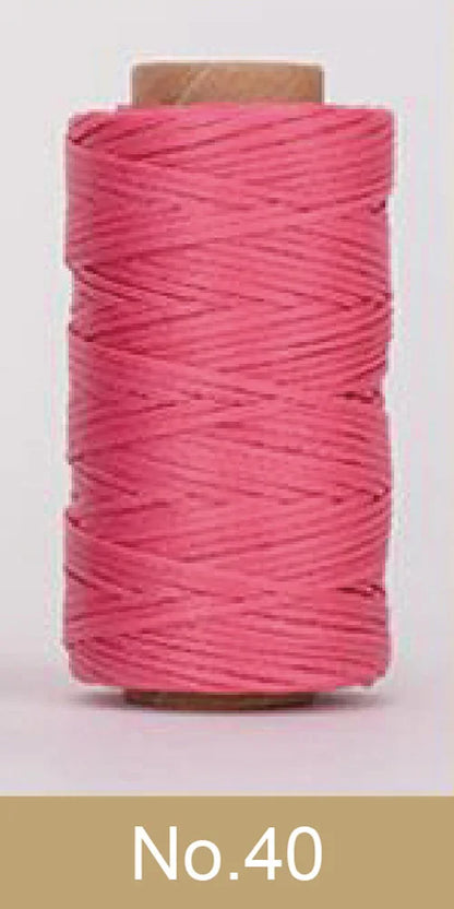 50m 0.8mm Leather Sewing Waxed Thread Wax Cord String Hand Stitching Craft DIY