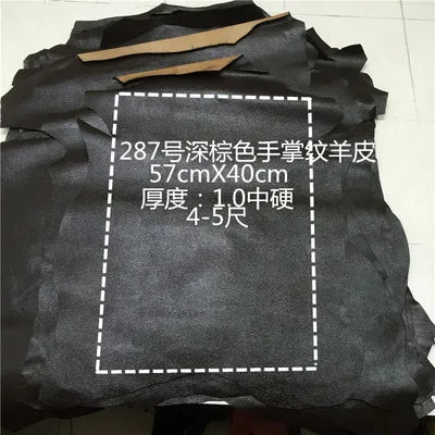 Real leather Nature sheep skin High end first layer sheepskin handmade DIY leather leather fabrics whole piece