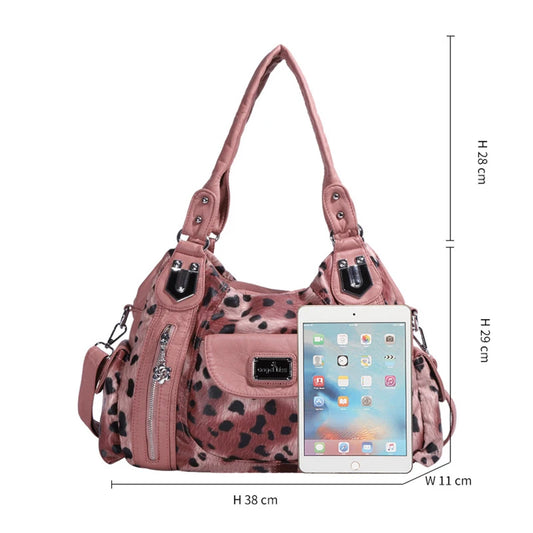 Brand Luxury Women Handbags 2021 High Quality Soft Leather Shopping Tote Bag Multifunction Large Capacity Messenger Shoulder Bag