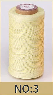 1mm 150D Leather Waxed Thread Cord for DIY Handicraft Tool Hand Stitching Thread 50 Meters Flat Waxed Sewing Line