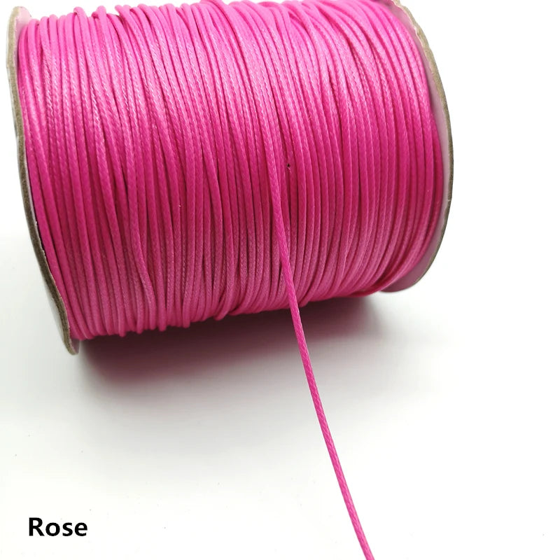 5 yards 1.5mm Waxed Thread For DIY Jewelry Making  String Rope  Leather Sewing Hand Wax Stitching #RoLi