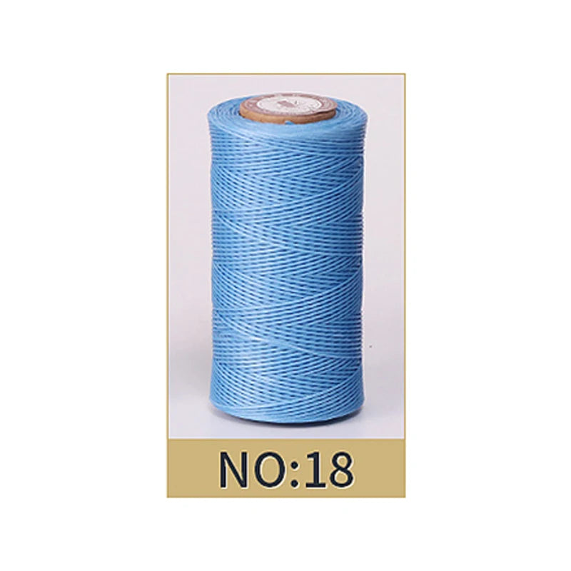 50M 0.8Mm Thickness Waxed Thread For Leather Waxed Cord For Diy Handicraft Tool Hand Stitching Thread Flat Waxed Sewing Line