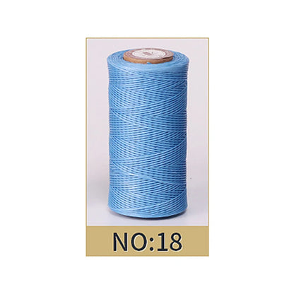 50M 0.8Mm Thickness Waxed Thread For Leather Waxed Cord For Diy Handicraft Tool Hand Stitching Thread Flat Waxed Sewing Line