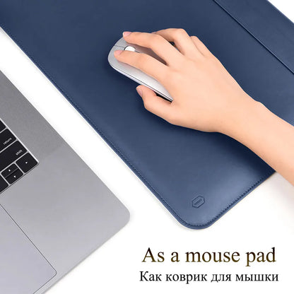 Newest Laptop Sleeve for MacBook Air 15.3 2026 Air 13.6 M5 M4 PU Leather Laptop Carry Sleeve for MacBook Pro 14 M5 Laptop Bags