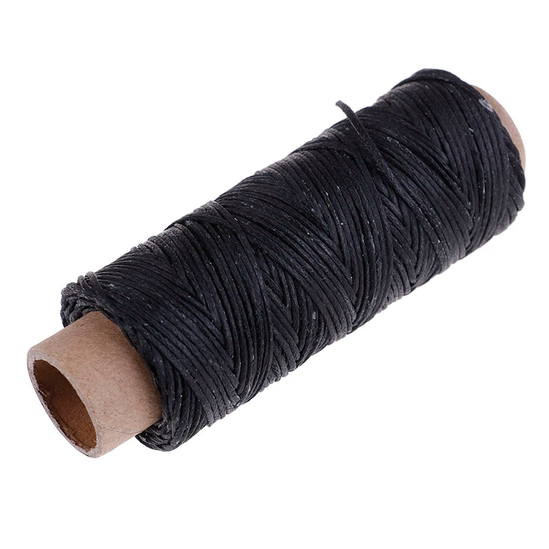50m/Roll DIY Waxed Sewing Thread For Leather Shoe Hand Stitching Crafts Tool Hand Stitching For Leather Sewing Thread
