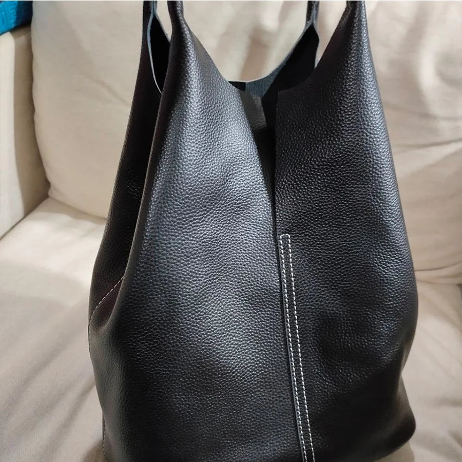 Classic Leather Handbags for Women Luxury Women's Bags Design Large Capacity Shopper Tote Bag Daily Shoulder Bag Bolsa De Hombro