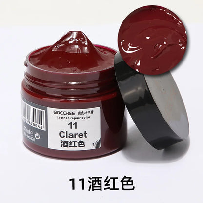 Car Leather Repair Kit Liquid Skin Recoloring Balm No Heat Repair Tool Auto Seat Holes Scratch Cracks rips restoration set shoes