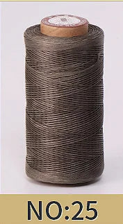 1mm 150D Leather Waxed Thread Cord for DIY Handicraft Tool Hand Stitching Thread 50 Meters Flat Waxed Sewing Line