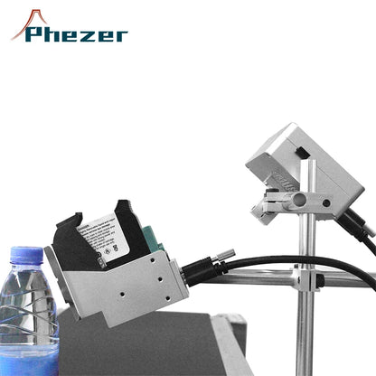 Phezer Industrial High-Speed CIJ Inkjet Printer Machine with Smart Code Printer Parts & Accessories ink cartridges