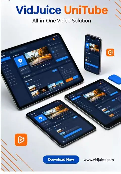 VidJuice UniTube Professional 1 PC License Support 8K Video Downloader & MP3 Converter 12 Months Subscription Fast Delivery