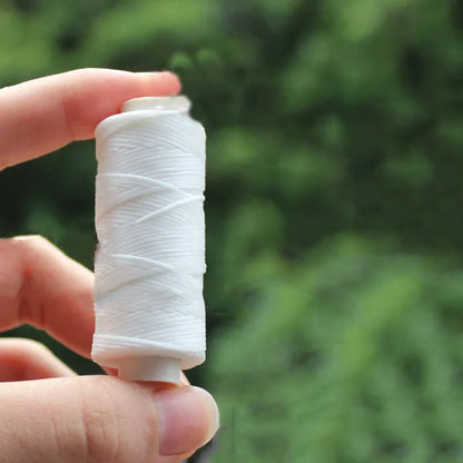 50m/roll Durable Flat Waxed Thread 1.2mm Width for DIY Leathercraft Tool Stitching Thread Shoes Handbag Luggage Accessories