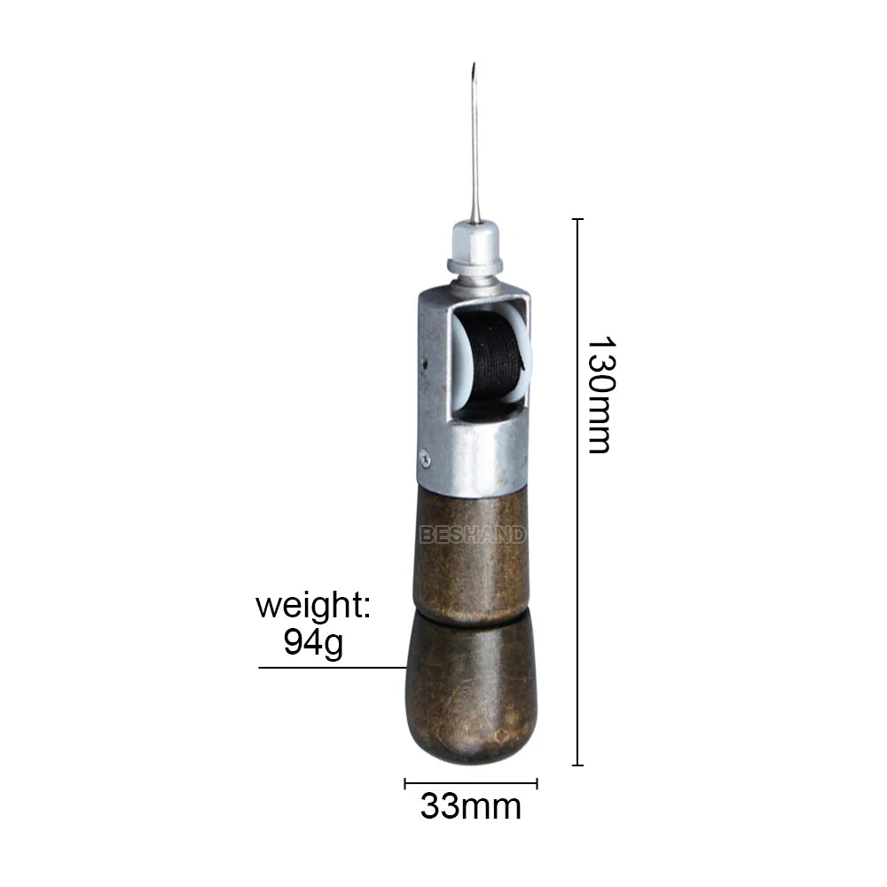 Leather Sewing Awl Thread Kit Hand Sewing Machine Speedy Lock Stitcher Thread Needles DIY Craft Shoemaker Canvas Repair Tool