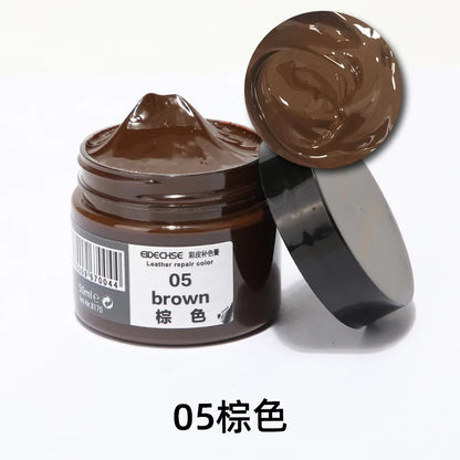 Car Leather Repair Kit Liquid Skin Recoloring Balm No Heat Repair Tool Auto Seat Holes Scratch Cracks rips restoration set shoes