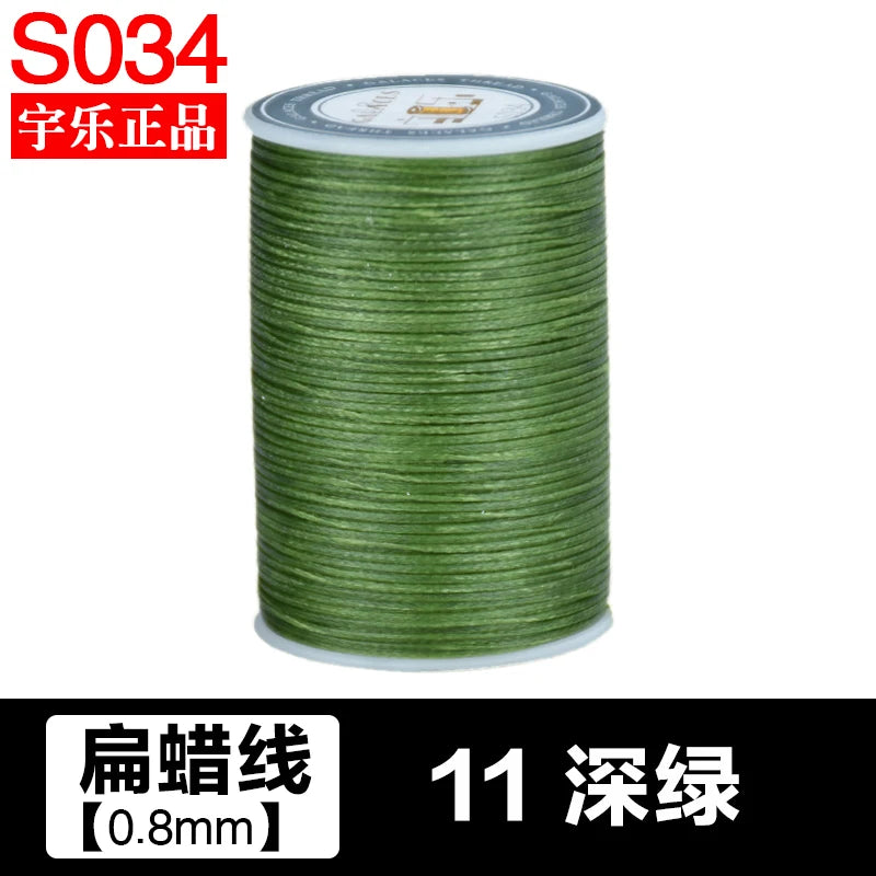 90m 0.8mm Waxed Thread Repair Cord String Sewing Leather Hand Wax Stitching DIY Thread For Case Arts Crafts Handicraft Tool